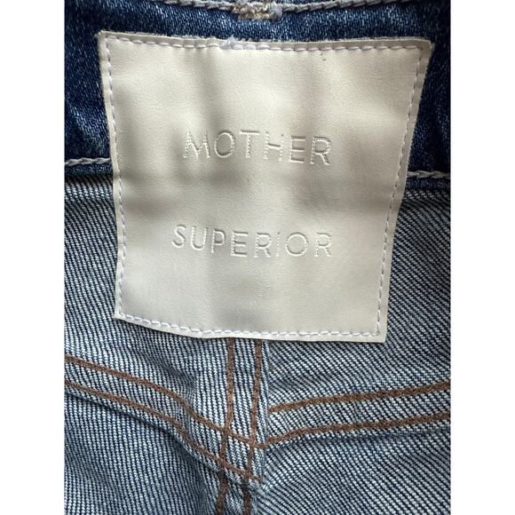 Mother Superior The Tomcat in Playing with Fire Blue Denim Jeans Size 24 - Picture 4 of 7